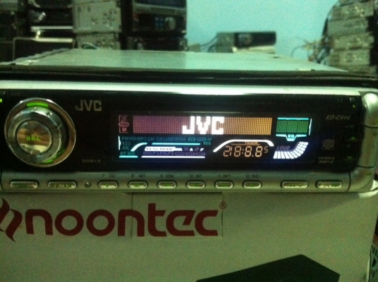 JVC KD-C444 24ฺBit Mp3 CD 2ปรีเอ้า ไฟฟ้าหน้าจอ กราฟฟิก มือ2 ญี่ปุ่น