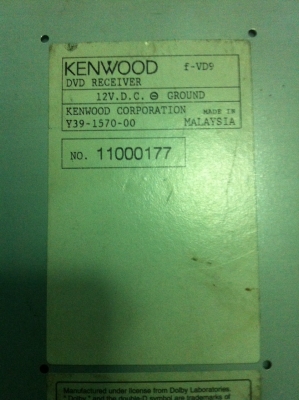 KENWOOD F-VD9 24Bit 4V DVD VCD CD AUX 1VEDIO 3ปรีเอ้า กราฟฟิก คุมกล่องCD มือ2 ญี่ปุ่น KENWOOD F-VD9 24Bit 4V DVD VCD CD AUX 1VEDIO 3ปรีเอ้า กราฟฟิก คุมกล่องCD มือ2 ญี่ปุ่น
