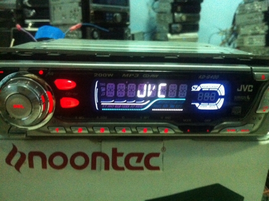 JVC KD-G400 24Bit MP3 CD FMไทย 1ปรีเอ้า คุมกล่องCD มือ2 ญี่ปุ่น