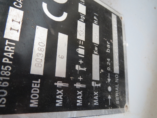 เรือพายยาง Aquamarine มือสองของนอก