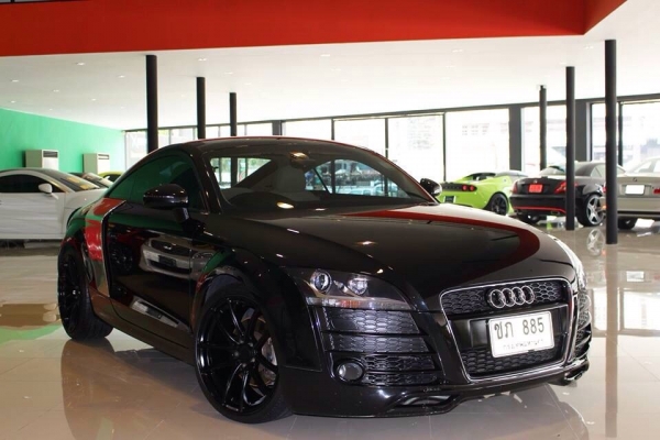 ขาย Audi TT ปี 2007 ชุดแต่ง R8 caractere เต็มรอบคัน เบิกนอก ล้อ avd1 19&quot; ยางใหม่ 4 เส้น ท่อสูตรออก 4 เครื่องเสียงชุดใหญ่ จอ pioneer bluetooth เบาะภายในสีครีมจากห้างหายากสุดๆ รถเคลือบแก้วชุดเต็มดูแลอย่างดี มือเดียวออกห้างซื้อเงินสดชื่อเดี๋ยวในเล่ม สภา