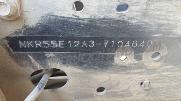 รถบรรทุก 4 ล้อ ISUZU รุ่น NKR55E12A  100 แรงม้า  กระบะบรรทุก