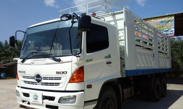 ขายสิบล้อ HINO FL1J เครื่อง 220 แรงม้า กระบะบรรทุกไม้ดั๊มพ์ สภาพสวยพร้อมใช้งาน