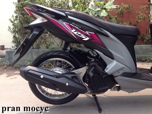 ขายClick 125i รุ่น Racing combi-brake สีชมพูดำ ปี2014