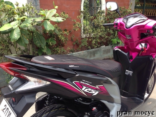 ขายClick 125i รุ่น Racing combi-brake สีชมพูดำ ปี2014