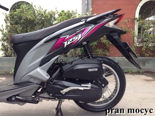 ขายClick 125i รุ่น Racing combi-brake สีชมพูดำ ปี2014