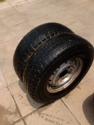 195R14 กะทะ 6 รู พร้อมยาง FIRESTONE CV-900 มี 2 ล้อ TEL.081-427-3941 195R14 กะทะ 6 รู พร้อมยาง FIRESTONE CV-900 มี 2 ล้อ TEL.081-427-3941