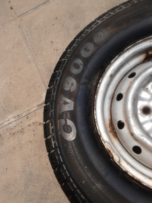 195R14 กะทะ 6 รู พร้อมยาง FIRESTONE CV-900 มี 2 ล้อ TEL.081-427-3941 195R14 กะทะ 6 รู พร้อมยาง FIRESTONE CV-900 มี 2 ล้อ TEL.081-427-3941