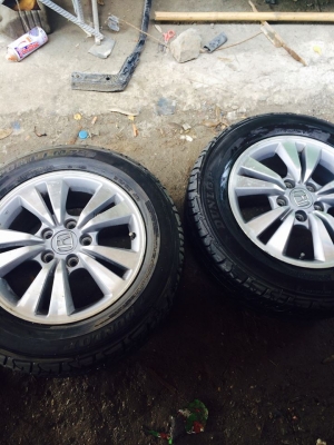 ขายล้อแม็ก accord ขอบ16 2วงยางดอกหนาๆ