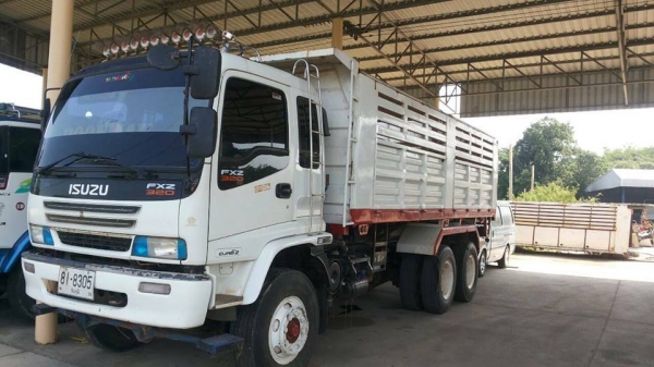 **2,050,000 บ.ต่อรอง///10ล้อพ่วงดั้มDECA-270เครื่องดำ**ขายISUZU DECA FXZ-270 22ล้อพ่วงแม่+ลูกดั้มสภาพเดิมๆ ISUZU DECA FXZ-270 EURO2 เครื่องดำปี48 FXZ23NZF2 4-3001xxx 6SD1 Turbo 270แรง เครื่องเดิมเกียร์เดิม แห้งดี แน่น แรงดี ไม่เยิ้ม เกียร์ดีไม่มีหอน ช่วงล