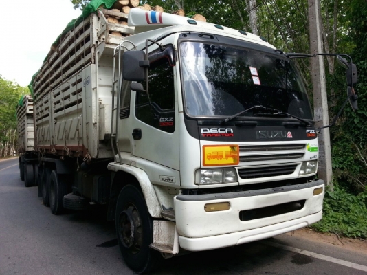 รถอีซูซุ 10 ล้อดั้ม FXZ  320  แรงม้า.  ปี 48  ( ขายแม่ , ลูก. )      สนใจติดต่อ  081 - 6079515