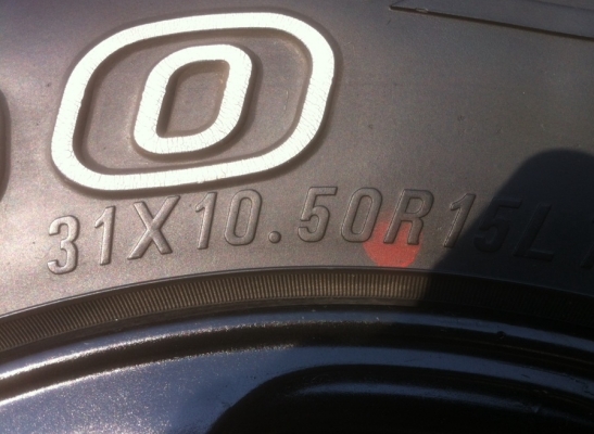 ล้อ15 พร้อมยาง Maxxis 31 10.5 R15