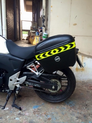 cb500x ขาวอวบ ปี 2013 วิ่งน้อย 8xxx พร้อมกระเป๋าข้าง 176000