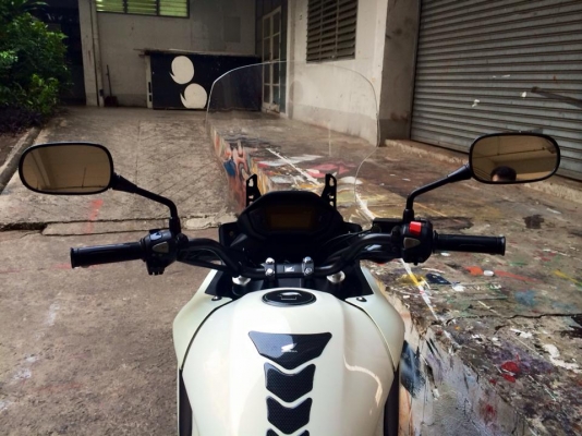 cb500x ขาวอวบ ปี 2013 วิ่งน้อย 8xxx พร้อมกระเป๋าข้าง 176000