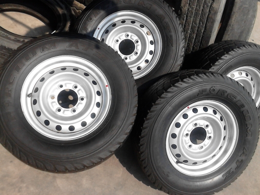 กะทะล้อ 6 รู ขอบ 15 ยาง 235/70R15 ชุด 4 ล้อ TEL.081-427-3941 กะทะล้อ 6 รู ขอบ 15 ยาง 235/70R15 ชุด 4 ล้อ TEL.081-427-3941