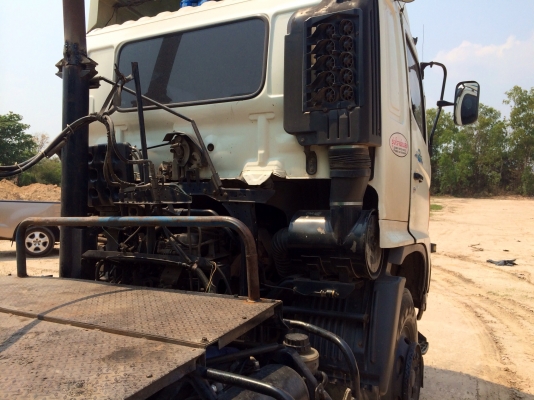 ขายด่วน  รถสิบล้อหัวลาก พร้อมหางพื้นเรียบสามเพลา   HINO  MEGA320  พร้อมใช้งาน เอกสารพร้อม