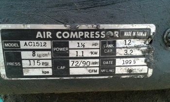 มาอีกตัวครับ - กับราคาโดนใจ สำหรับ ปั๊มลม มอเตอร์ไฟฟ้า มือสองญี่ปุ่น