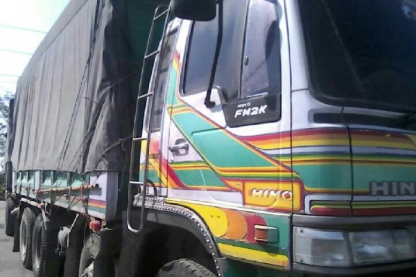 ขาย HINO 2K วางเครื่อง 360 แรง พ่วงแม่+ลูก กระบะเหล็กดั๊ม