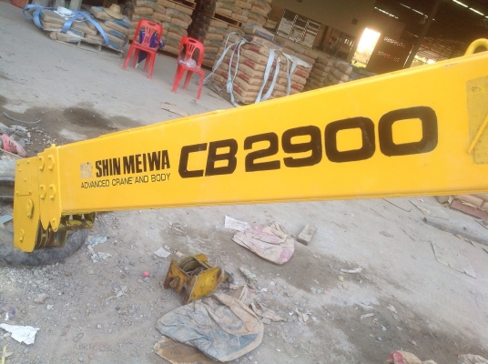 เครนติดหลัง รถบรรทุก  รุ่นใหม่ แขนใหญ่ ขาสูง 2.93 ตัน 8.50 เมตร