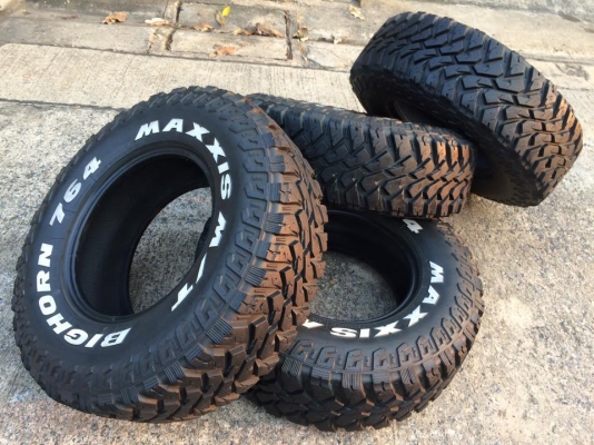 Mud-terrain Maxxis Bighorn MT-764 ขนาด 265 75 r16 สวย Mud-terrain Maxxis Bighorn MT-764 ขนาด 265 75 r16 สวย