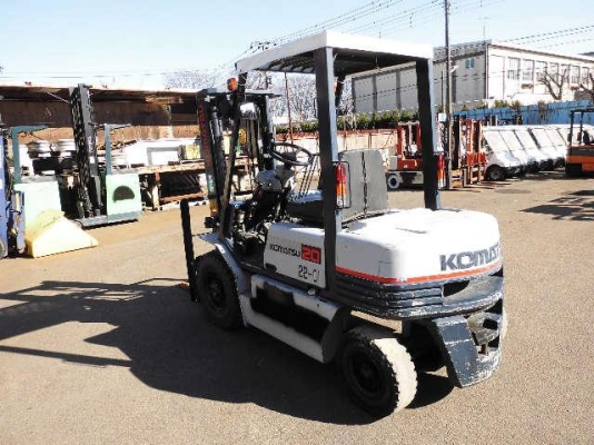 ขายรถโฟล์คลิฟท์มือสอง KOMATSU รุ่น FG20-11 ราคา 145,000 บาท นำเข้าจากประเทศญี่ปุ่น 100\% ไม่เคยใช้งานในประเทศไทย
