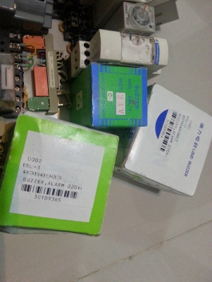 Relay, Timer, Time counter, Buzzer