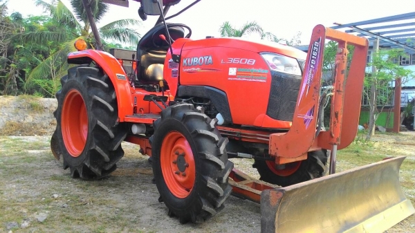 ขายรถไถ KUBOTA   L3608 ดันหน้า+ผานหลัง รถไร่สภาพเดิมๆสวย