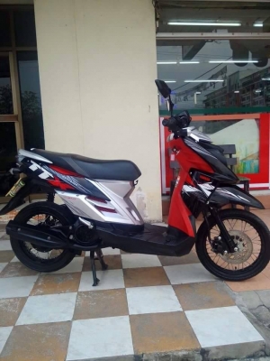 Yamaha TTX ปี 2556 สีดำแดง รถสวยสปอร์ต ดูดีมีสไตล์ คุ้มค่าขับดีจริง เพียง 23000 บาท