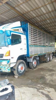 Maga 12 ล้อปี 46 เครื่อง 335 แรงเพลาเดียว ไม่ดัมพ์ กระบะมิเนียมทั้งลูก รถสวยลองขับได้ก่อนตัดสินใจ