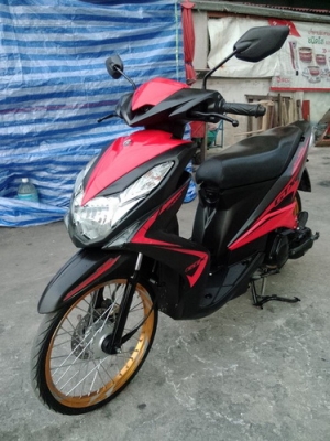 New Mio 125i เครื่องเดิมๆ แต่งสวยลงล้ออย่างเดียวครับ ราคาเบาๆครับ