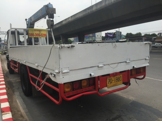 รถบรรทุก6ล้อ ติดเครน tanado 3.6ตัน พร้อมวิ่งงาน ขับดีมากสนใจสอบ