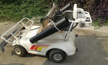 ขาย -รถกอล์ฟ เดินตาม ใช้แบตเตอรื่ 2 ลูก ราคา 8,500-12,000