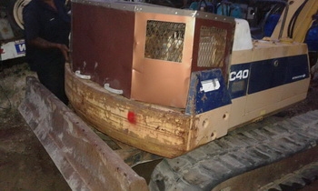 ขาย - รถขุด แบคโฮ pc40-6 komatsu เก่านอก แทรคยาง เฟรมสวย ไม่ผุ