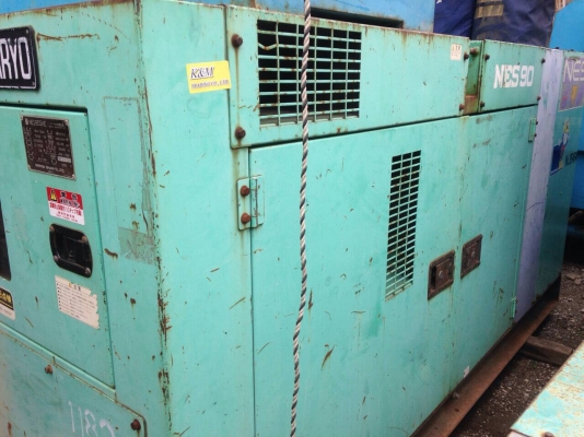 ขายเครื่องปั่นไฟ Nippon Sharyo 90 Kva