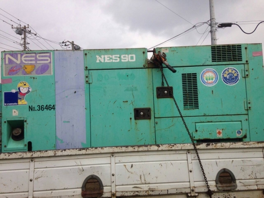 ขายเครื่องปั่นไฟ Nippon Sharyo 90 Kva