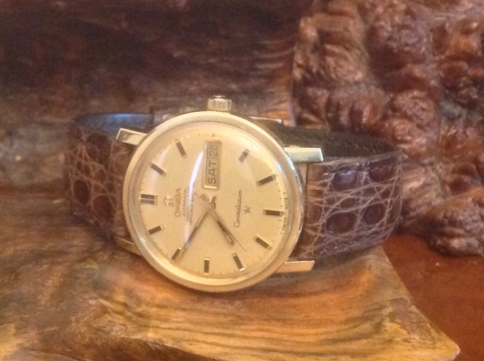 ขายนาฬิกาข้อมือชาย Vintage Omega ปี 1960 รุ่นยอดนิยมขาสิงห์ ของสะสมส่วนตัวเอาออกมาขาย