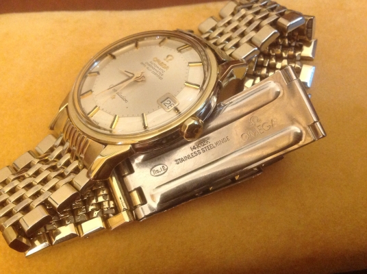 ขายนาฬิกาข้อมือชาย Vintage Omega ปี 1960 รุ่นยอดนิยมขาสิงห์ ของสะสมส่วนตัวเอาออกมาขาย