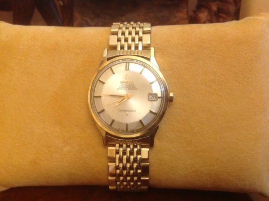 ขายนาฬิกาข้อมือชาย Vintage Omega ปี 1960 รุ่นยอดนิยมขาสิงห์ ของสะสมส่วนตัวเอาออกมาขาย