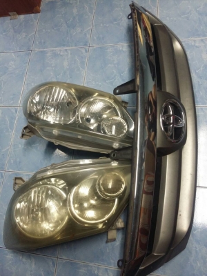 หน้ากระจัง+ไฟหน้า2ดวง toyota FORTUNER  สภาพสวยเยี่ยม