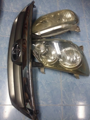หน้ากระจัง+ไฟหน้า2ดวง toyota FORTUNER  สภาพสวยเยี่ยม