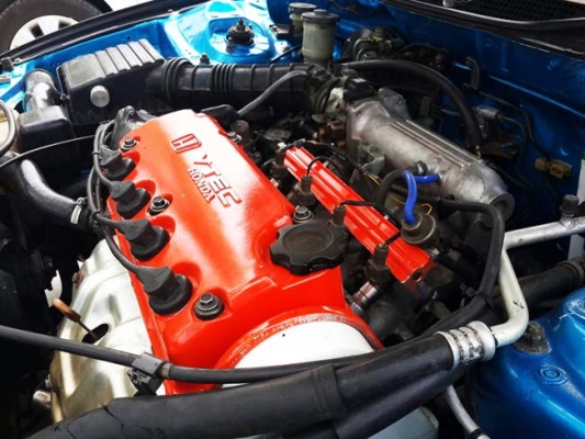 civic eg4d เครื่อง d15b vtec เกียร์ MT ติดแก๊ส lpg สีขาว type r แม็กซ์ advan 15 พร้อมซิ่ง