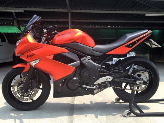 KAWASAKI NINJA650 ปี2011ABS สภาพ สวยกริปไม่ตำหนิ สีเดิมทั้งคัน เงางามทุกจุดคับท่อAKRPOVIC