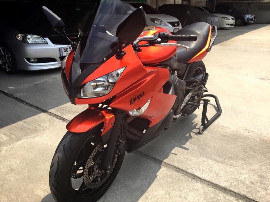 KAWASAKI NINJA650 ปี2011ABS สภาพ สวยกริปไม่ตำหนิ สีเดิมทั้งคัน เงางามทุกจุดคับท่อAKRPOVIC