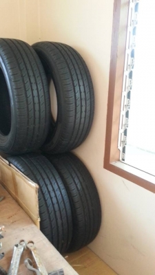 ยางใหม่ป้ายแดง new vios 2015