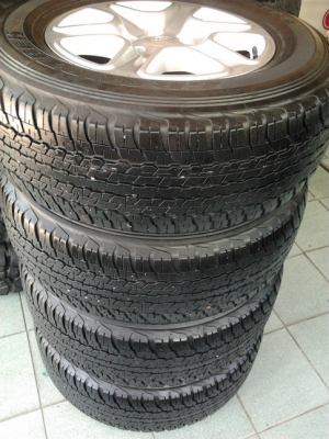 ล้อRanger 17*8 + Dunlop 265/65/17 ปี12 สวยๆ 1ชุด ล้อRanger 17*8 + Dunlop 265/65/17 ปี12 สวยๆ 1ชุด