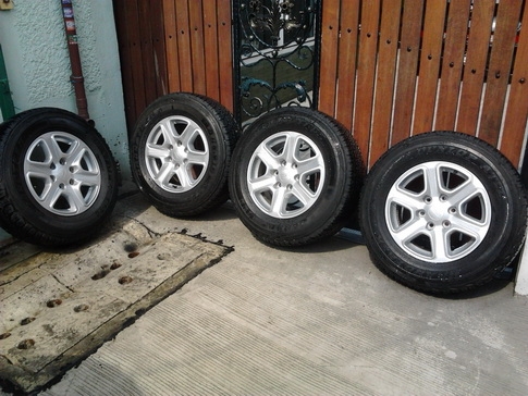 ล้อRanger 17*8 + Dunlop 265/65/17 ปี12 สวยๆ 1ชุด