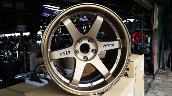 ล้อแม็ก Te37ก้านตรง งานspp ขอบ18 ราคาไม่แพง