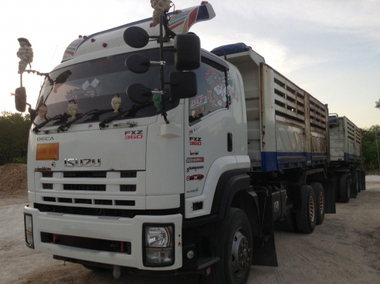 รถอีซูซุ 10 ล้อดั้ม FXZ  360 แรงม้า. ปี 55 ( ขายแม่ , ลูก. )   สนใจติดต่อ 081 - 6079515