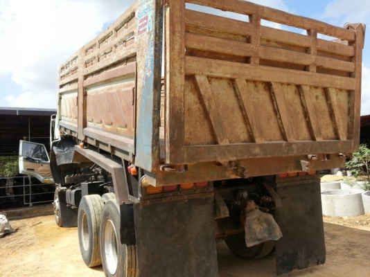 รถอีซูซุ 10 ล้อดั้ม FXZ  เปลื่ยนเครื่อง  270  แรงม้า. (  ขาวทำฟ้า. / ขาย แม่ , ลูก. )  สนใจติดต่อ 081 - 6079515