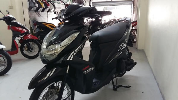 MIO 125 i RR สีดำ อมตะ รุ่นใหม่ล่าสุด รถเดือน มิถุนายน ปี57 ไมล์ 3 พันโล  แถม 2 รายการ 28900